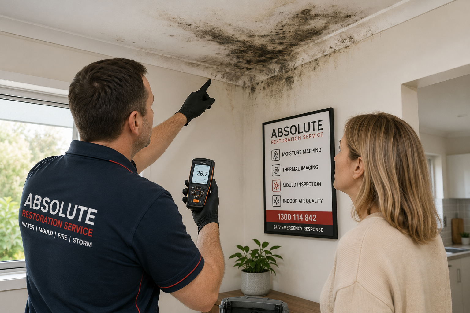 Professional mould and moisture inspection for a Preston property